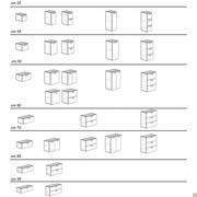 Schrank mit Schubladen für Bäder - Modelle und Abmessungen