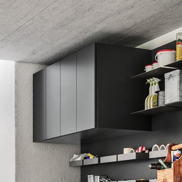 Badezimmer-Oberschrank mit Drehtür Wide