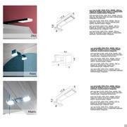 Runder Badezimmerspiegel mit LED Shape - Strahler erhältlich