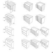 Ablageschrank Pacific Isola - Einzel-  Wand-Ablagechrank-Modell