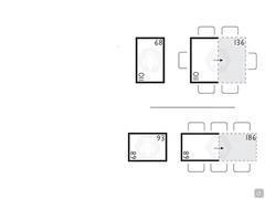 Sitzplatzschema von Bento Couchtisch