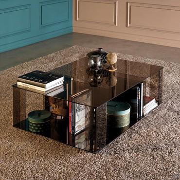 Dedalo Design Couchtisch aus Glas