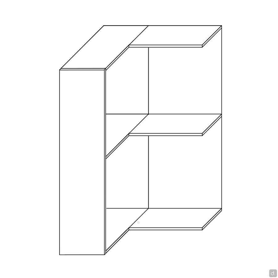 Eck-Element für begehbaren Kleiderschrank Pacific