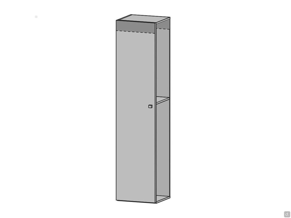 Höhe nach Maß für Tilt Schrank mit Flügeltür