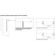 Detail der Abstandshalter für die Weiterführung mit drehbaren oder verschiebbaren Linearmodulen Wide