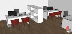 3D Design Office 1 - operative Schreibtische