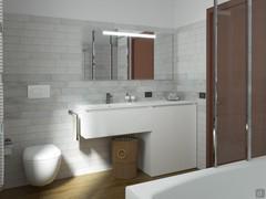 Progettazione 3D bagno - render