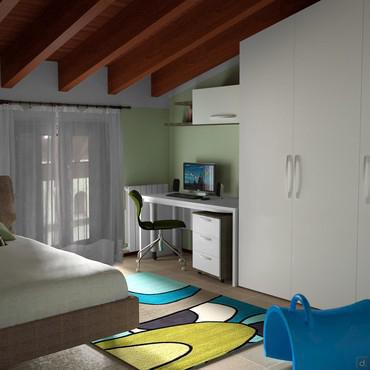 Progettazione 3D Cameretta - Render