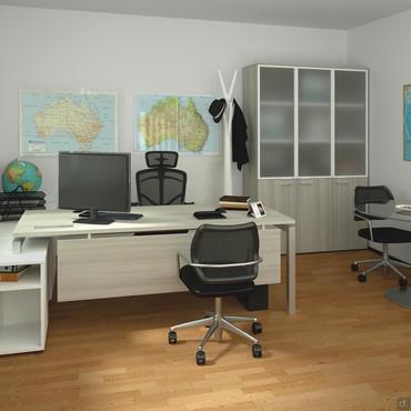 3D Projekt Büro 2 - render Büro 1