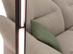 Detail der schwenkbaren Diffusoren, in denen die LED-Quellen untergebracht sind 