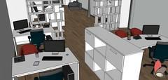 3D Design Office 1 - operative Schreibtische