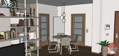  3D Design Wohnzimmer/Essbereich