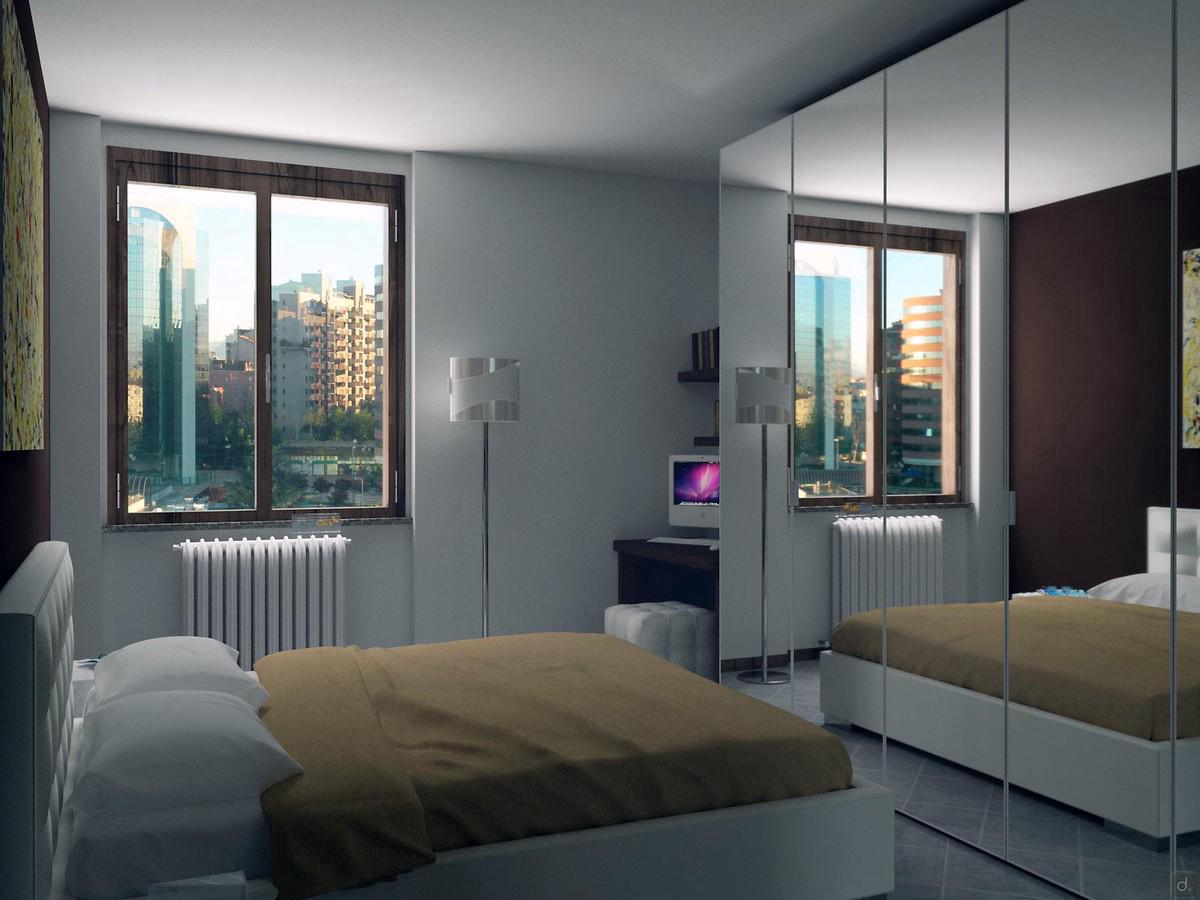 Progettazione 3D Camera da Letto - render