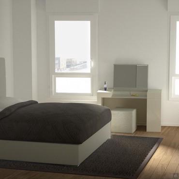 Progettazione 3D Camera Da Letto - render