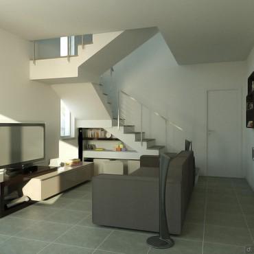 Progettazione 3D Soggiorno/Salotto - render