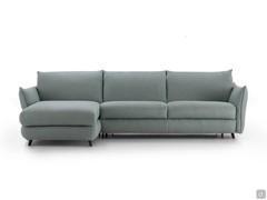 Schlafsofa Dover mit hohen Füßen verfügbar mit Chaiselongue, linear oder Ecke