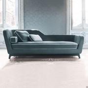 Designer-Schlafsofa aus Jeremie Evo-Stoff von Milano Bedding mit charakteristischer Dormeuse-Form