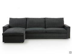 Noah Slim Sofa mit Chaise Longue und Stauraum