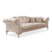 George Sofa von Cantori mit 4 dekorativen Kissen inklusive