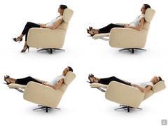 Sitzproportionen und Ergonomie des Relaxsessels Iris