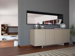 Sideboard Plan mit 4 Flügeltüren push-pull (Basissockel nicht verfügbar)