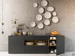 Sideboard mit Vitrine oder offenem Fach Start