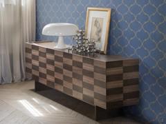 Modernes Sideboard mit Intarsien Holz Colosseo