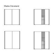 Cleveland Highboard - technische Zeichnungen