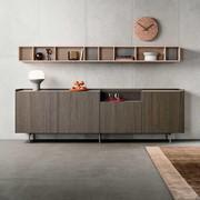 Kaen-Mittelraum-Sideboard mit offenem Fach aus Eichenholz fashion wood 029 Ghiro