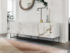 Modernes Sideboard mit Türen aus Keramik Doppler K von Bonaldo