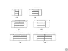 FreeHand Sideboard - Modelle und Abmessungen