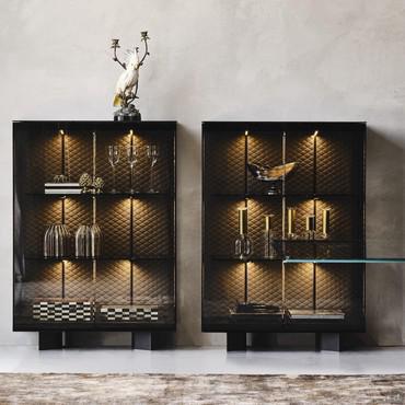 Modernes Highbord in Glas Boutique Alta von Cattelan