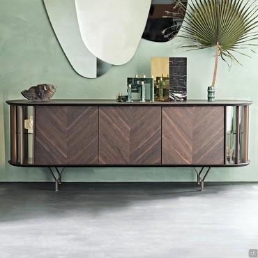 Sideboard mit Füßen und Metall Costes von Cattelan