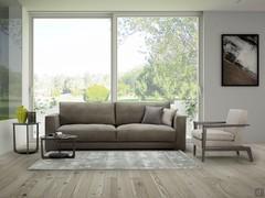 Lineares Ledersofa Clive