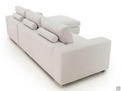 Ansicht von hinten des Sofas mit Chaiselongue Hyeres