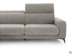 Modernes Sofa aus weicher und eleganter Chenille Fedora Farbe 1004