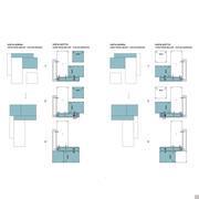 Nimes Sofa - Diagramme der verschiedenen Haken für die Verbindung von Elementen und die Erstellung von Kompositionen