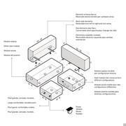 Nimes Sofa - Elementdiagramm