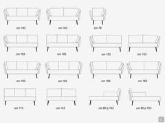 Sofa Toledo - Modell und Maße