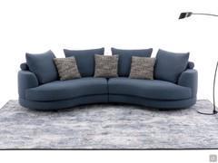 Mexico geschwungenes Sofa in der Version 4-Sitzer 290 cm