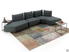 Modulares Sofa Prisma Rock aus Stoff Valentino