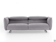 Lineare Sofa cm 240 t.100 Exeter mit zwei Sitzkissen in je cm 100