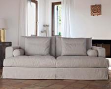 Kansas Sofa aus Stoff mit Husse