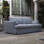 Sofa in Stoff mit Husse Kansas