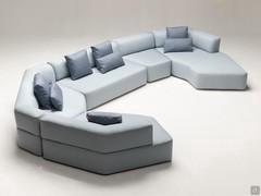 Modernes modulares Sofa Swing mit geschwungenen Nähten