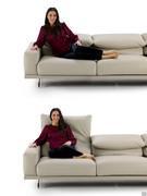 Sitzproportionen und Ergonomie des Heritage-Sofa