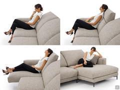 Sitzproportionen und Ergonomie des Foster-Sofas