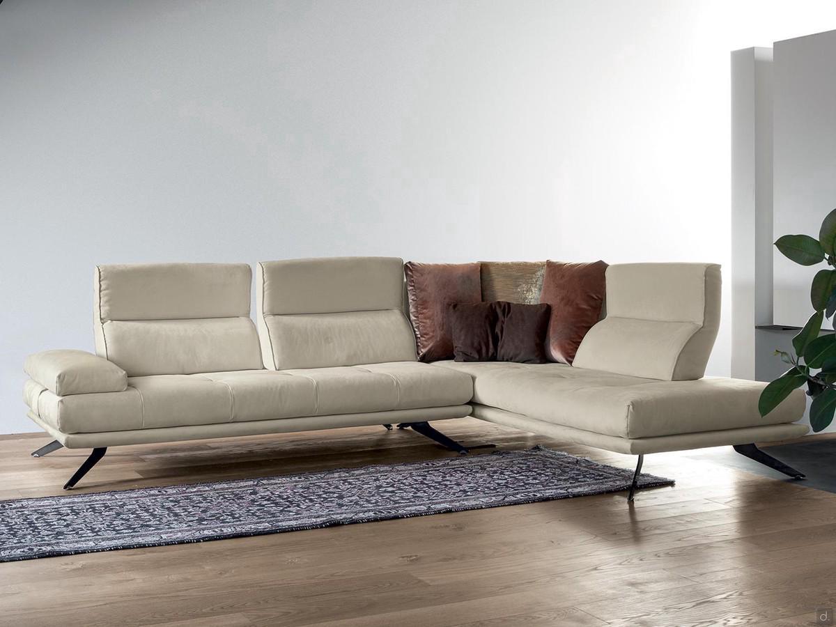 Maurice Sofa mit verstellbaren Rücken- und Armlehnen modern