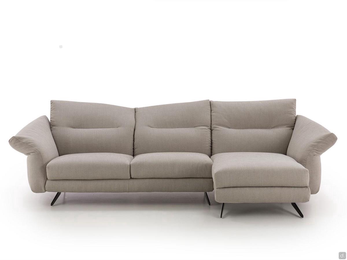 Chaiselongue Sofa mit klappbaren Armlehnen und Rückenlehnen Carnaby