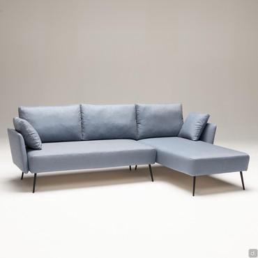 Toledo modernes Sofa mit reduzierte Tiefe 